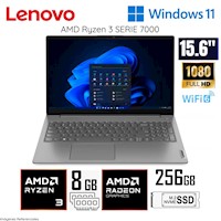 Laptop Lenovo V15 G4 AMN Ryzen 3 7320U G4 RAM 8GB Disco 256GB SSD 15.6″ FHD Windows 11